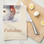 Linge De Cuisine Frosty & Fabrique Noël Snowman mignon (Quart Plié)