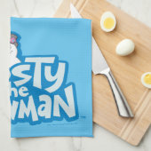 Linge De Cuisine Frosty the Snowman™ | Logo empilé gelé (Quart Plié)