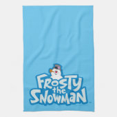 Linge De Cuisine Frosty the Snowman™ | Logo empilé gelé (Vertical)