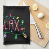 Linge De Cuisine Frosty the Snowman™ | Lumières de vacances "Chilla (Quart Plié)