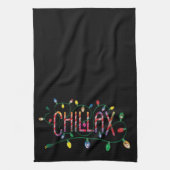 Linge De Cuisine Frosty the Snowman™ | Lumières de vacances "Chilla (Vertical)