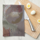 Linge De Cuisine Fruit Abstrait #5 (Quart Plié)