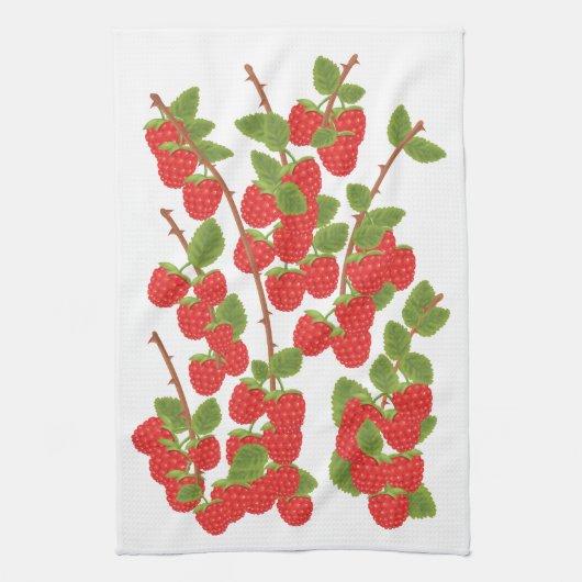 Linge De Cuisine Fruit de framboise (Vertical)