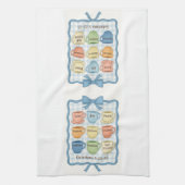 Linge De Cuisine Fruit de l'Esprit bleu (Vertical)