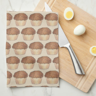 Linge De Cuisine Fruit Fraîche Croustillant Muffin Vente de pain Fo