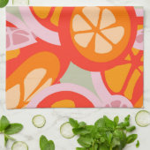 Linge De Cuisine Fruit lumineux d'été de pamplemousse orange (Plié)