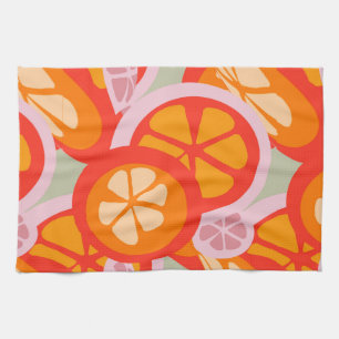 Linge De Cuisine Fruit lumineux d'été de pamplemousse orange