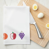 Linge De Cuisine Fruit moderne coloré (Quart Plié)