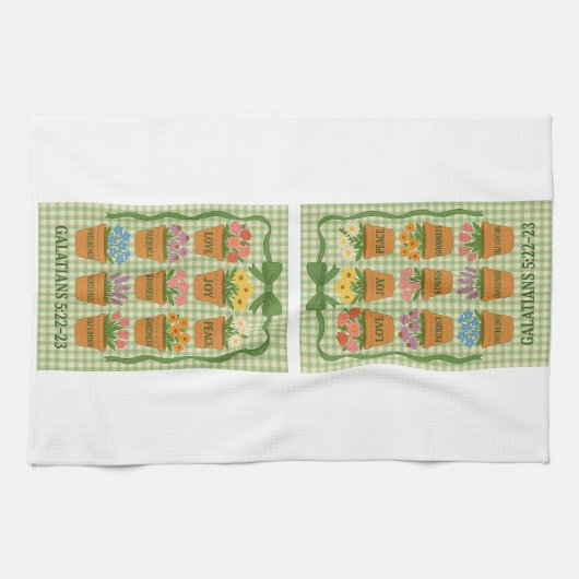 Linge De Cuisine Fruit vert de l'Esprit (Horizontal)