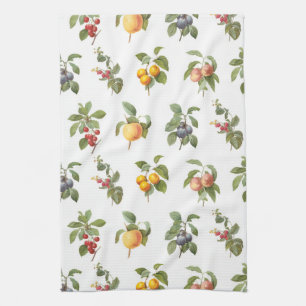 Linge De Cuisine fruits botaniques vintages modernes