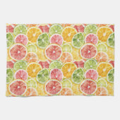 Linge De Cuisine Fruits Citriques Lime Citron Orange Pamplemousse (Horizontal)