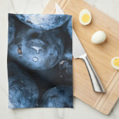 Linge De Cuisine Fruits de bleuets (Quart Plié)