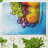 Linge De Cuisine Fruits d'été (Plié)