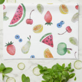 Linge De Cuisine fruits d'été colorés (Plié)