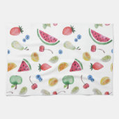 Linge De Cuisine fruits d'été colorés (Horizontal)