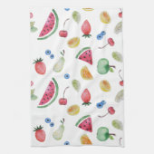 Linge De Cuisine fruits d'été colorés (Vertical)