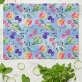 Linge De Cuisine Fruits et baies. (Plié)
