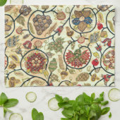 Linge De Cuisine Fruits et fleurs de broderie (Plié)