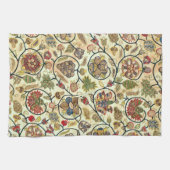 Linge De Cuisine Fruits et fleurs de broderie (Horizontal)