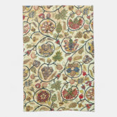 Linge De Cuisine Fruits et fleurs de broderie (Vertical)