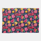 Linge De Cuisine Fruits et Fleurs Tropicaux (Horizontal)