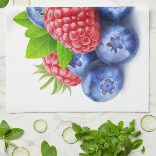 Linge De Cuisine Fruits frais (Plié)