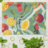 Linge De Cuisine Fruits mixtes 7 (Plié)