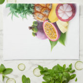 Linge De Cuisine Fruits tropicaux (Plié)