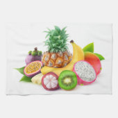 Linge De Cuisine Fruits tropicaux (Horizontal)