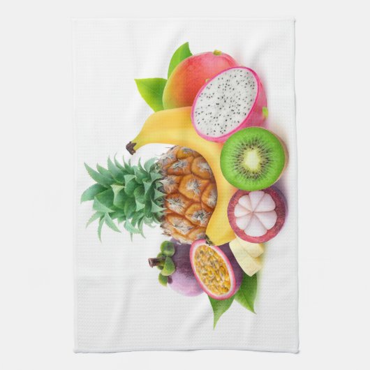 Linge De Cuisine Fruits tropicaux (Vertical)