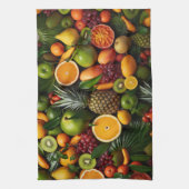 Linge De Cuisine Fruits tropicaux (Vertical)