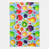 Linge De Cuisine Fruits Tropicaux Vibrants (Vertical)