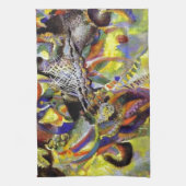 Linge De Cuisine Fugue peinture Abstraite par Kandinsky (Vertical)