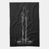 Linge De Cuisine Fumée de dragon noir (Vertical)