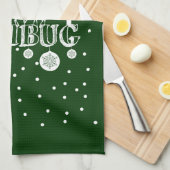 Linge De Cuisine Fumisterie de Bah, Noël (Quart Plié)