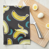 Linge De Cuisine Fun Banana Motif (Quart Plié)