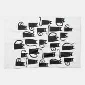 Linge De Cuisine Fun Black Cats (Horizontal)