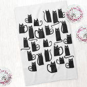 Linge De Cuisine Fun Black Cats