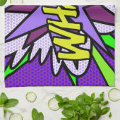 Linge De Cuisine Fun Cool Modern WHAM Comic Book (Plié)