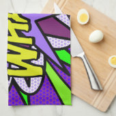 Linge De Cuisine Fun Cool Modern WHAM Comic Book (Quart Plié)