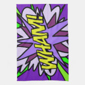 Linge De Cuisine Fun Cool Modern WHAM Comic Book (Vertical)