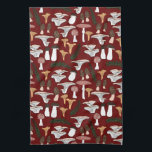 Linge De Cuisine Fun Fungi Champagne Motif de fougère<br><div class="desc">J'espère que vous aimez ce design. Ajoutez votre propre texte. Consultez mon magasin pour trouver des articles plus assortis comme serviettes de bain, couvertures, coussins, autocollants, tasses, cartes, papier de tissu ainsi que d'autres motifs. Merci d'avoir fait des emplettes avec moi ! Si vous voulez quelque chose de personnalisé faites-le-moi...</div>