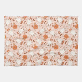 Linge De Cuisine Fun Retro Ghost & Jack-O-Lantern Motif (Horizontal)