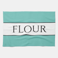 Fun Retro Lumière Turquoise Noir Blanc FLEURS