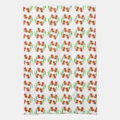 Linge De Cuisine Fun Retro Nostalgia Red Cherry Motif (Vertical)