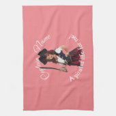 Linge De Cuisine Fun Rose Girl (Vertical)