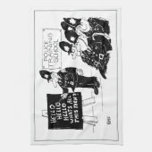 Linge De Cuisine Funky Police Training School (Vertical)