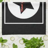 Linge De Cuisine Funky Team Leader Star Black and White (Plié)