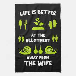 Linge De Cuisine Funny Allotissement jardinage