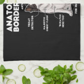 Linge De Cuisine Funny Border Collie (Plié)